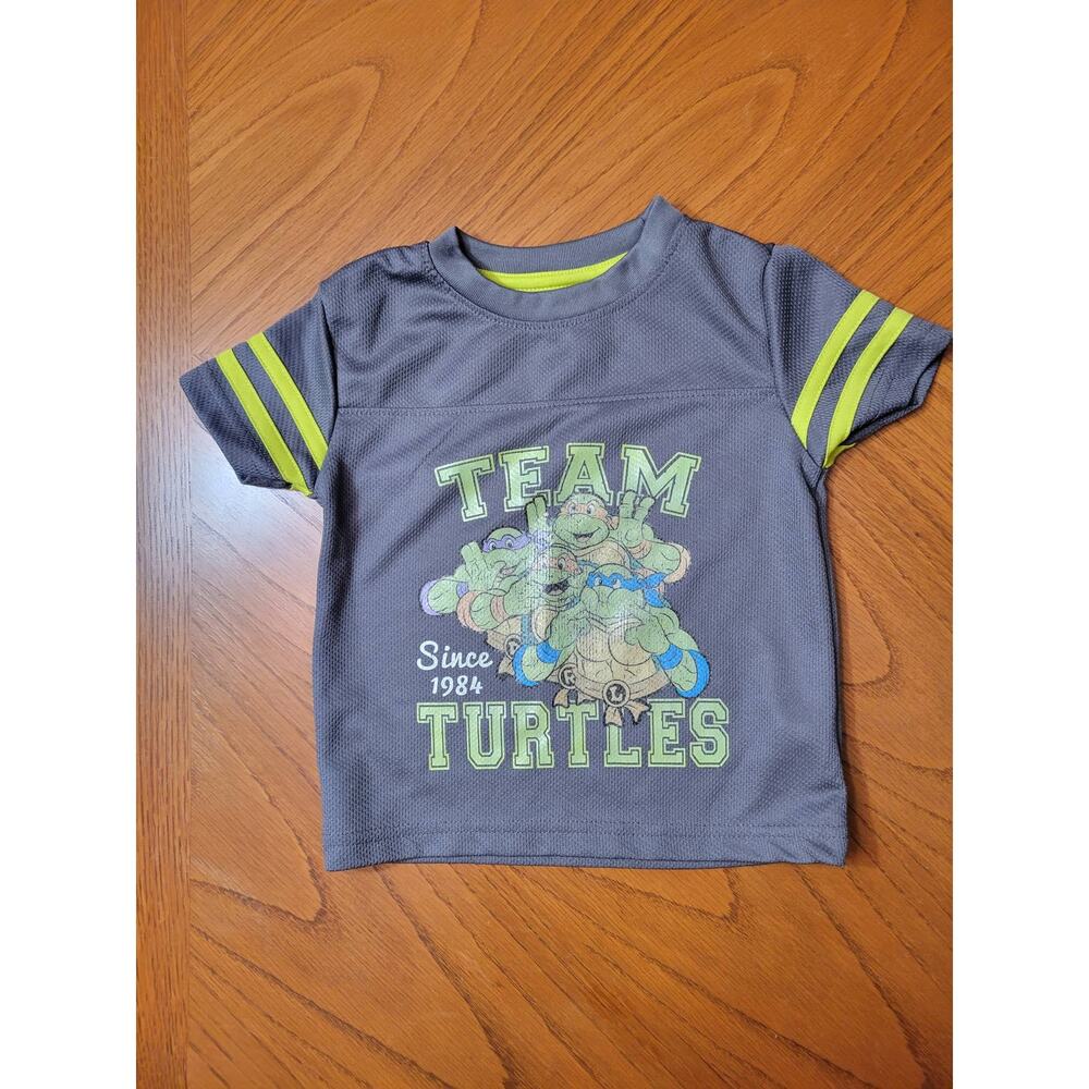 Gray and Green Nickelodeon Teenage Mutant Ninja Turtles T-Shirt 24M